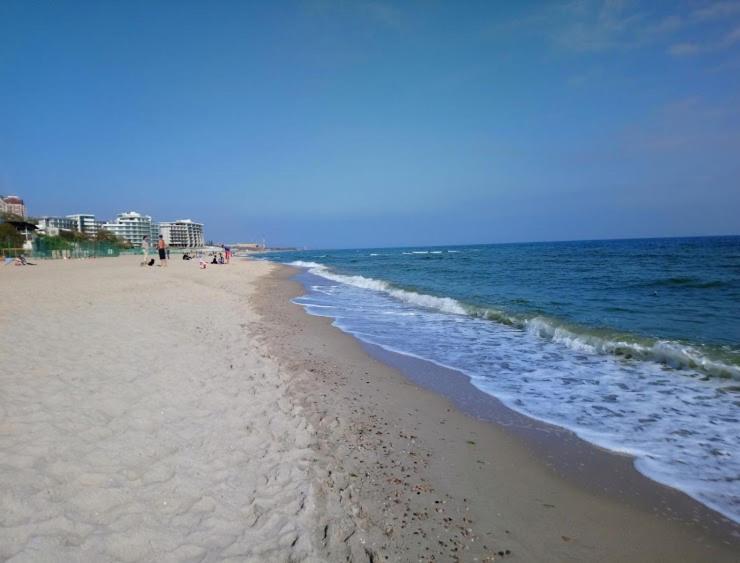 Flat with the sea view Apartment Chornomorsk Bagian luar foto