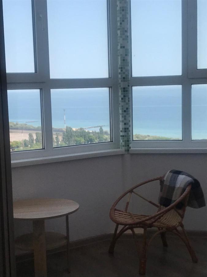 Flat with the sea view Apartment Chornomorsk Bagian luar foto